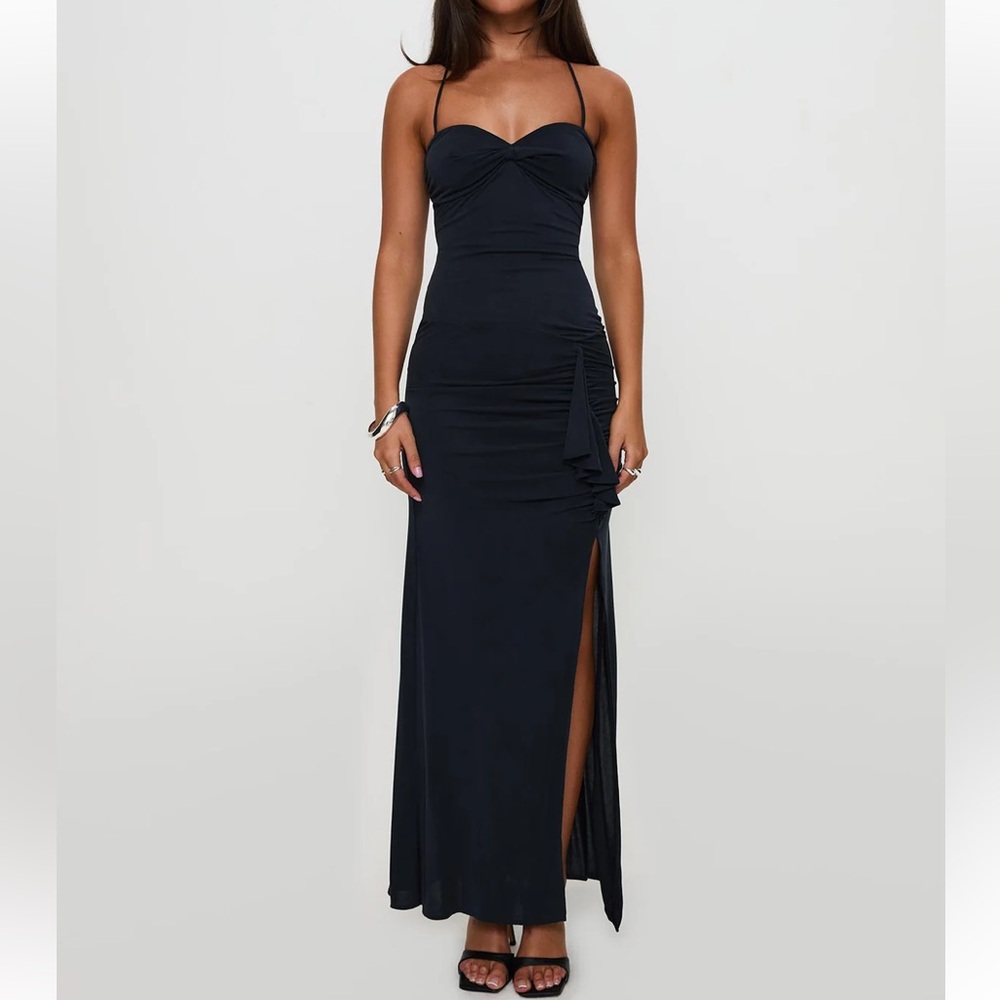 Princess Polly Destinations Maxi Dress Navy